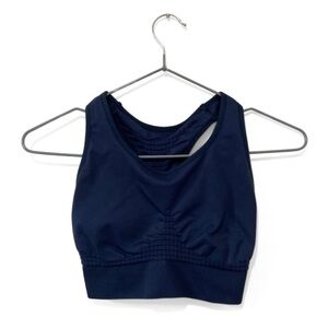 Sweaty Betty Navy Blue Stamina Workout Athletic Sports Bra Size XS